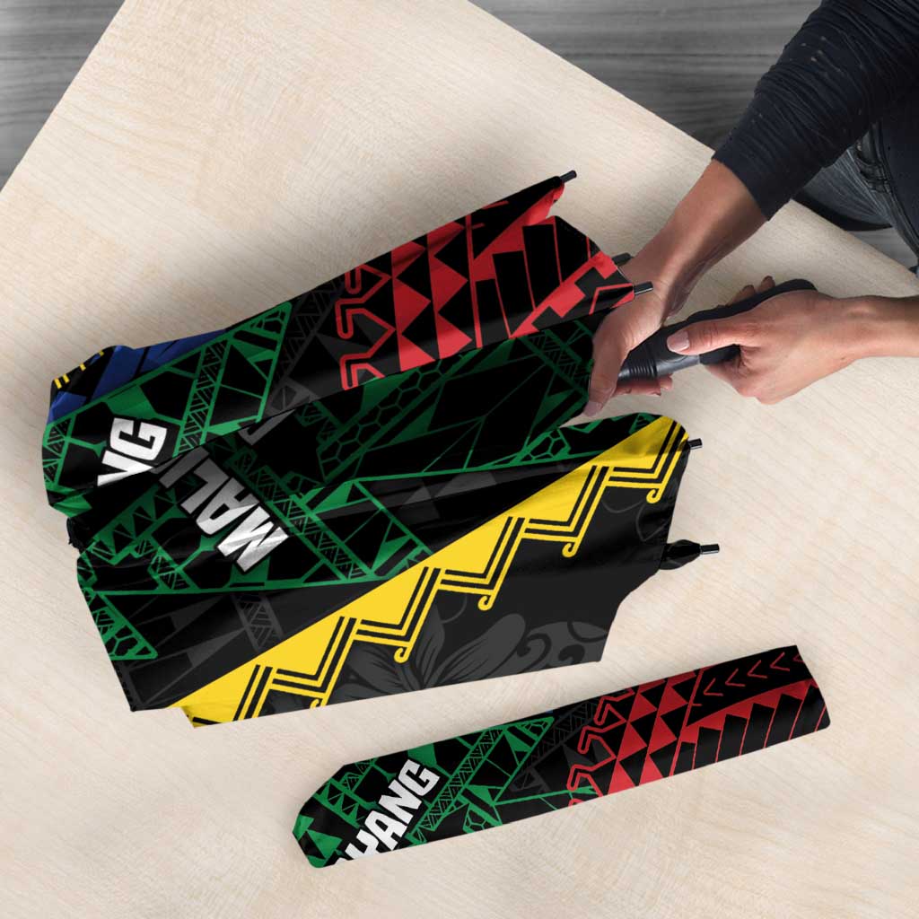 Philippines Christmas Umbrella Xmas Tree Filipino Tribal Patterns DT05 - Polynesian Pride