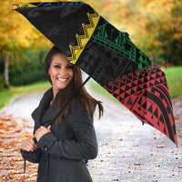 Philippines Christmas Umbrella Xmas Tree Filipino Tribal Patterns DT05 - Polynesian Pride