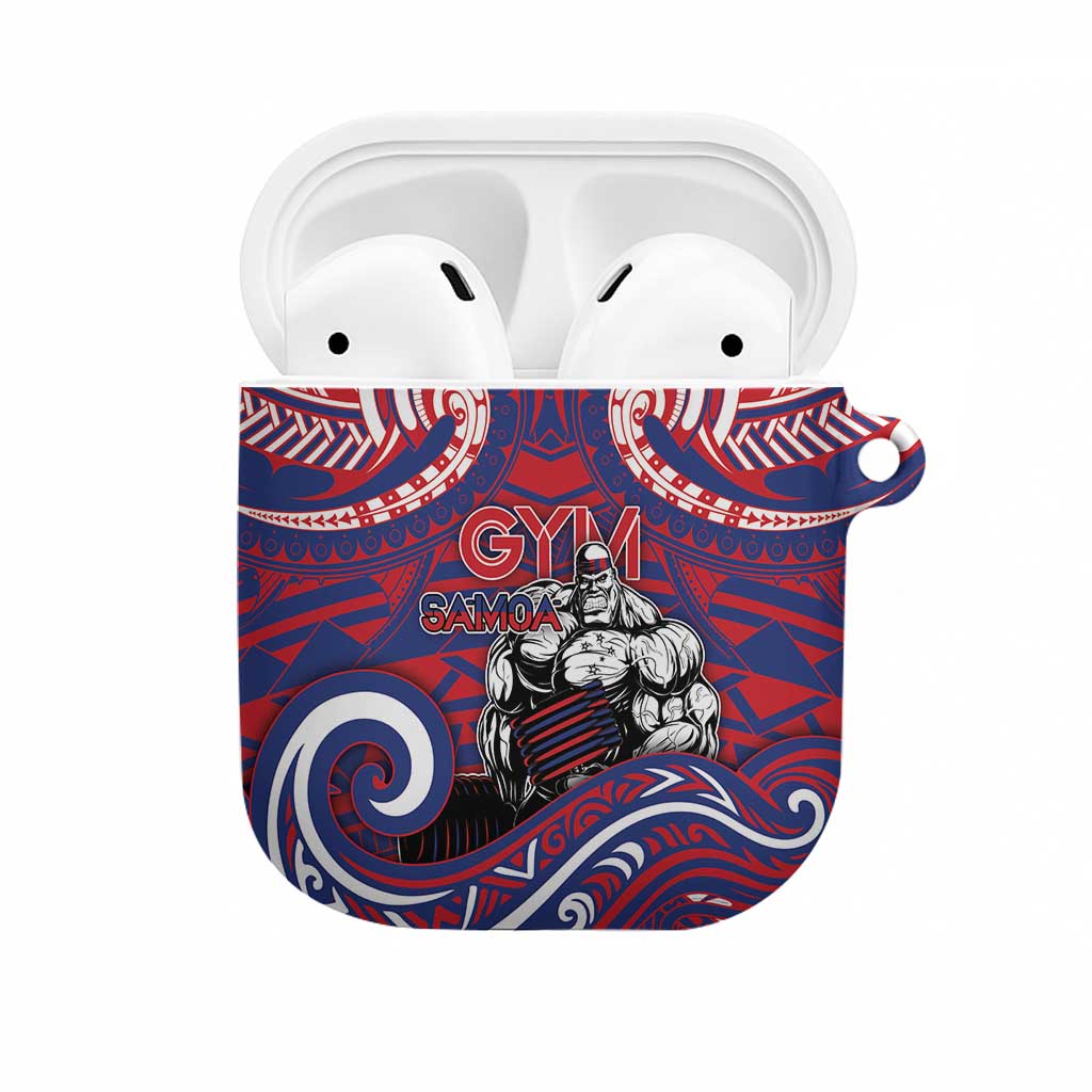 Samoa Gym AirPods Case Muscle Samoan Tribal Waves - Polynesian Pride