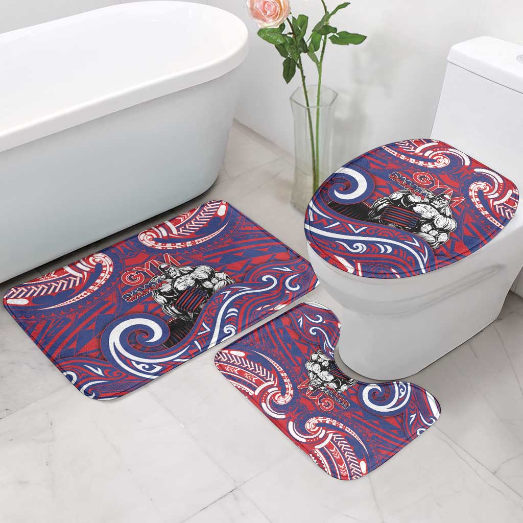 Samoa Gym Bathroom Set Muscle Samoan Tribal Waves DT05 - Polynesian Pride