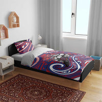 Samoa Gym Bedding Set Muscle Samoan Tribal Waves DT05 - Polynesian Pride