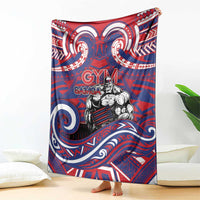 Samoa Gym Blanket Muscle Samoan Tribal Waves DT05 - Polynesian Pride
