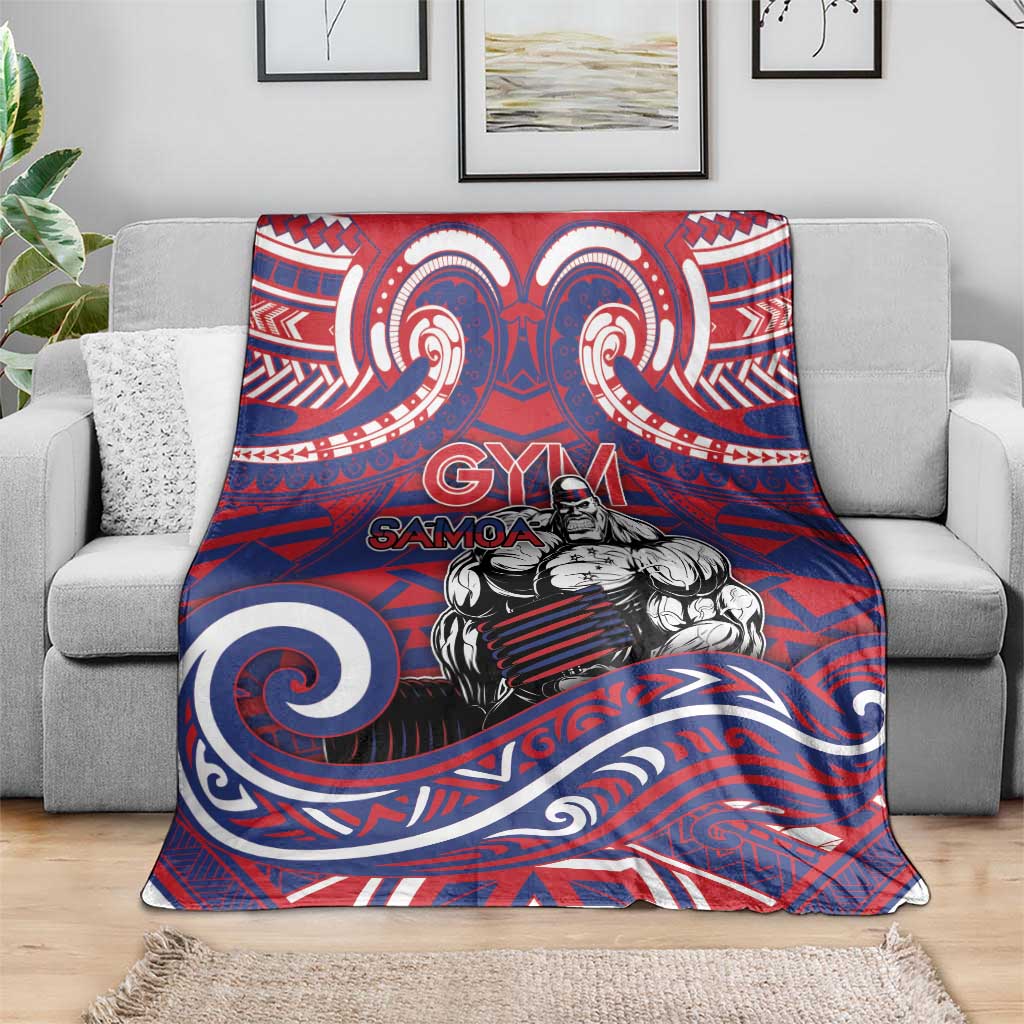 Samoa Gym Blanket Muscle Samoan Tribal Waves DT05 - Polynesian Pride