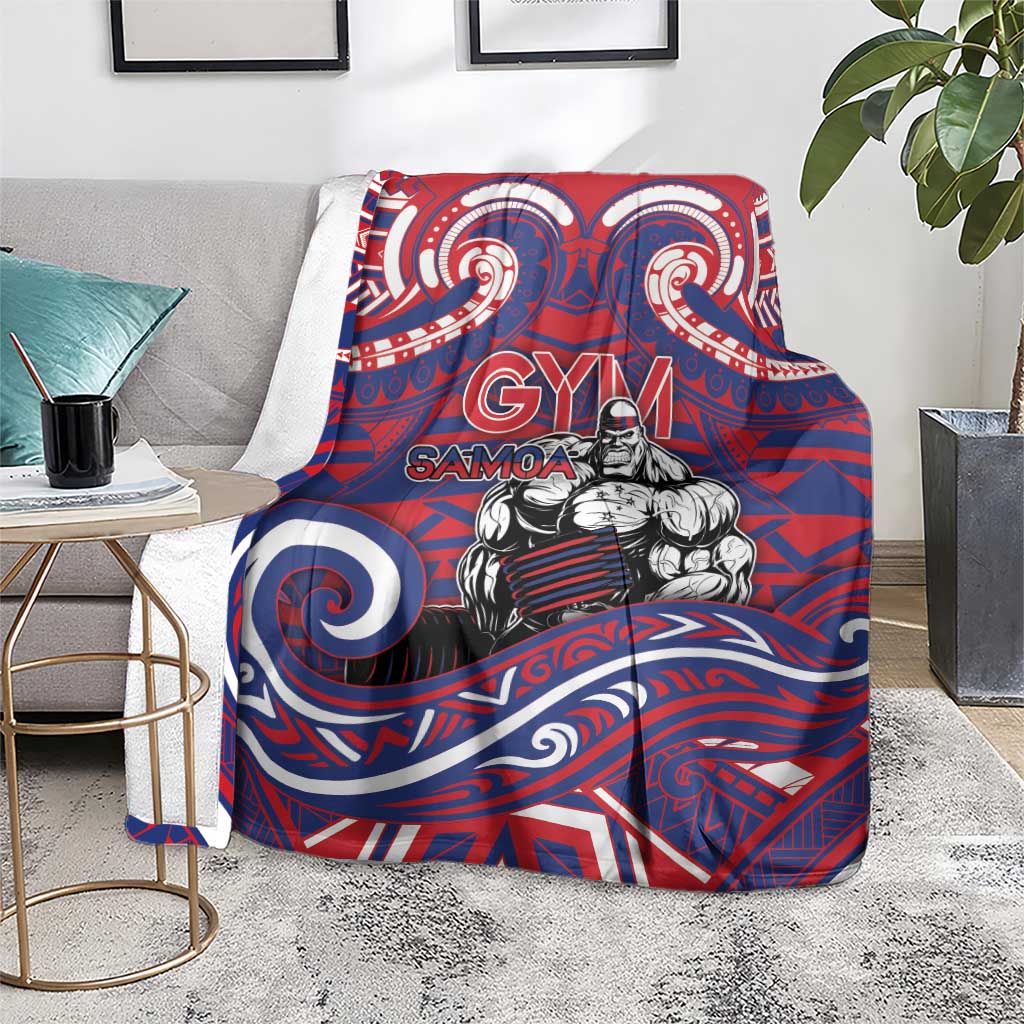 Samoa Gym Blanket Muscle Samoan Tribal Waves DT05 - Polynesian Pride