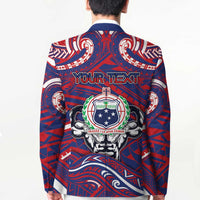 Personalised Samoa Gym Blazer Muscle Samoan Tribal Waves DT05 - Polynesian Pride