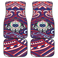 Personalised Samoa Gym Car Mats Muscle Samoan Tribal Waves DT05 - Polynesian Pride