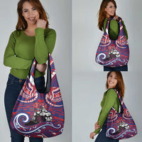 Samoa Gym Grocery Bag Muscle Samoan Tribal Waves DT05 - Polynesian Pride