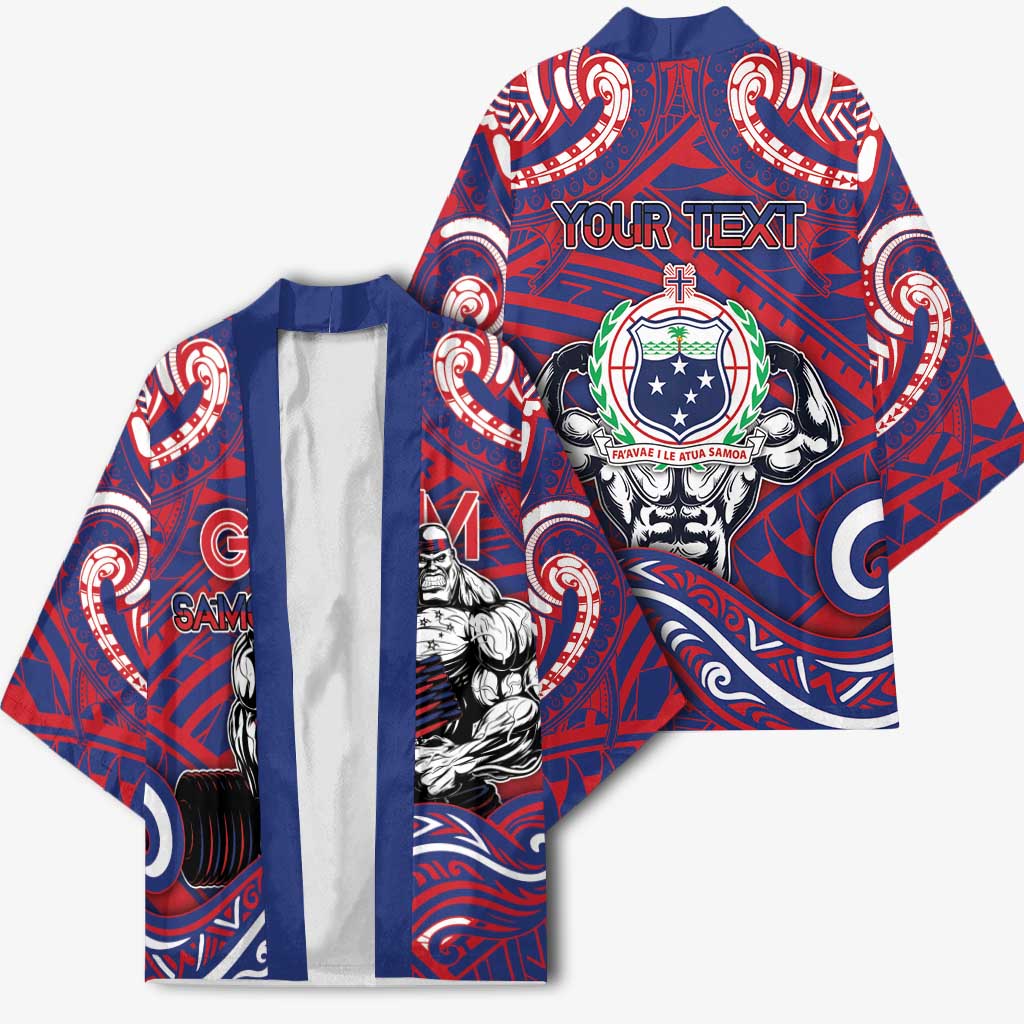 Personalised Samoa Gym Kimono Muscle Samoan Tribal Waves DT05 - Polynesian Pride