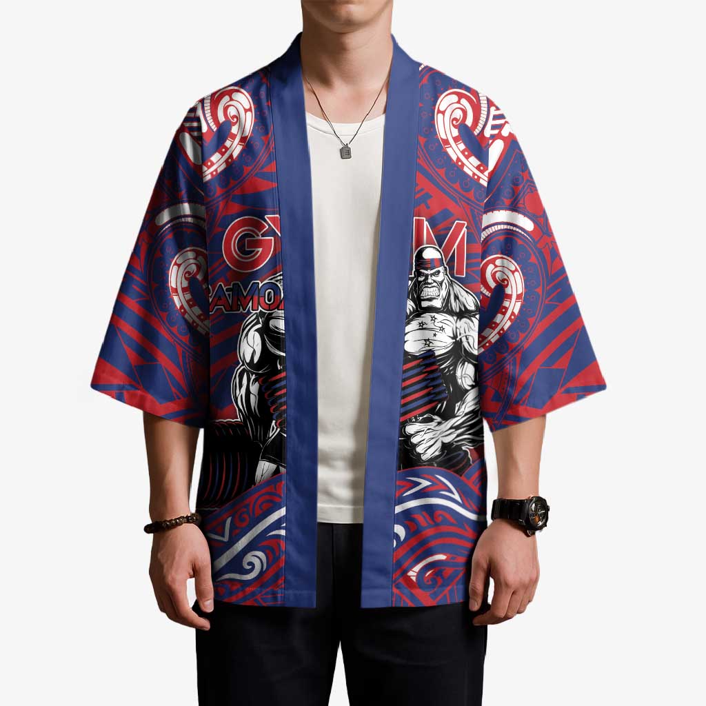 Personalised Samoa Gym Kimono Muscle Samoan Tribal Waves DT05 - Polynesian Pride