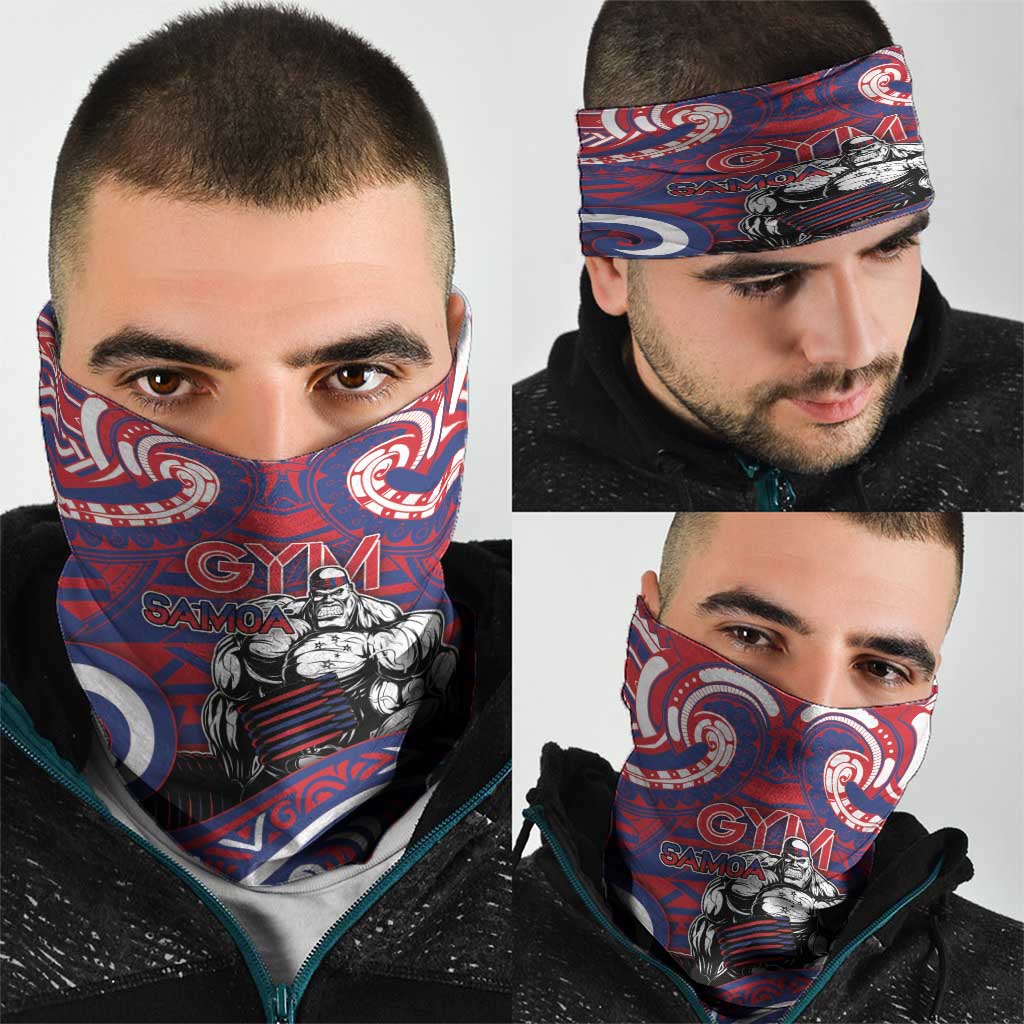 Samoa Gym Neck Gaiter Muscle Samoan Tribal Waves DT05 - Polynesian Pride