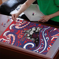 Samoa Gym Puzzle Muscle Samoan Tribal Waves DT05 - Polynesian Pride
