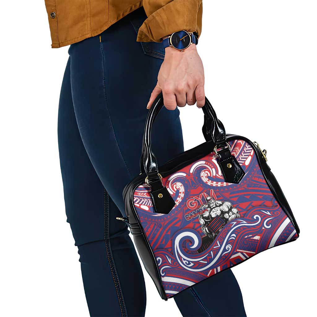 Samoa Gym Shoulder Handbag Muscle Samoan Tribal Waves DT05 - Polynesian Pride