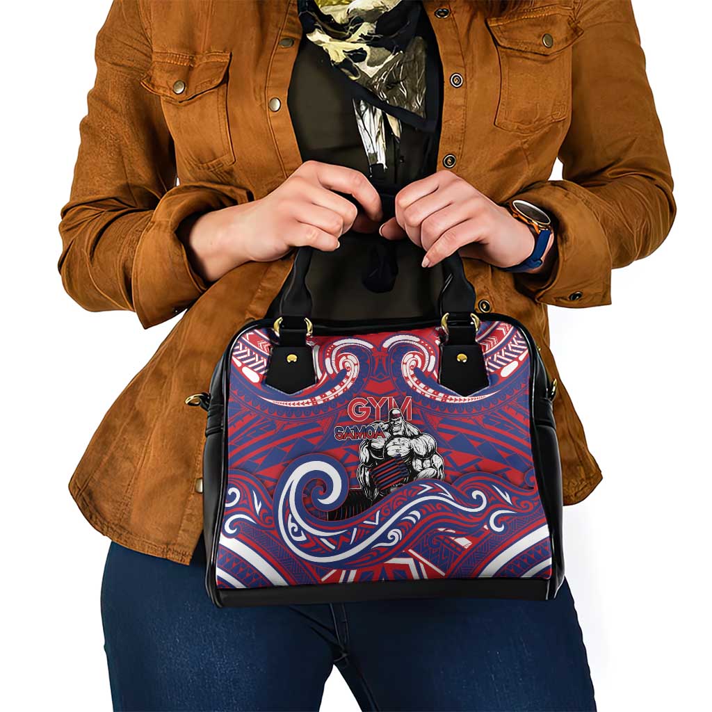 Samoa Gym Shoulder Handbag Muscle Samoan Tribal Waves DT05 - Polynesian Pride