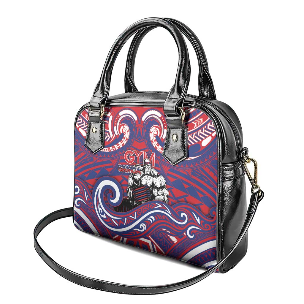 Samoa Gym Shoulder Handbag Muscle Samoan Tribal Waves DT05 - Polynesian Pride