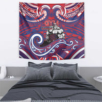 Samoa Gym Tapestry Muscle Samoan Tribal Waves DT05 - Polynesian Pride