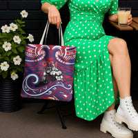 Samoa Gym Tote Bag Muscle Samoan Tribal Waves DT05 - Polynesian Pride