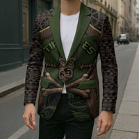 Personalised Hawaii Tiki Pirates Blazer Kakau Pattern Polynesian Style
