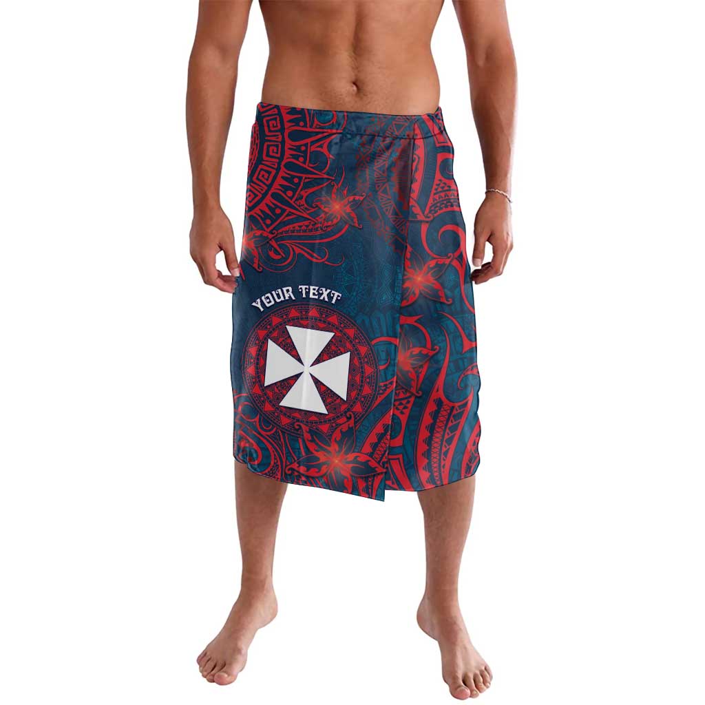 Personalised Wallis And Futuna Lavalava Hibiscus Polynesian Tribal Pattern