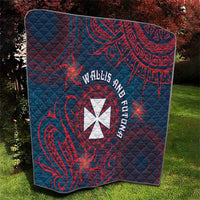Wallis And Futuna Quilt Hibiscus Polynesian Tribal Pattern DT05 - Polynesian Pride