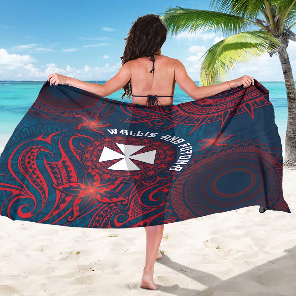 Wallis And Futuna Sarong Hibiscus Polynesian Tribal Pattern DT05 - Polynesian Pride