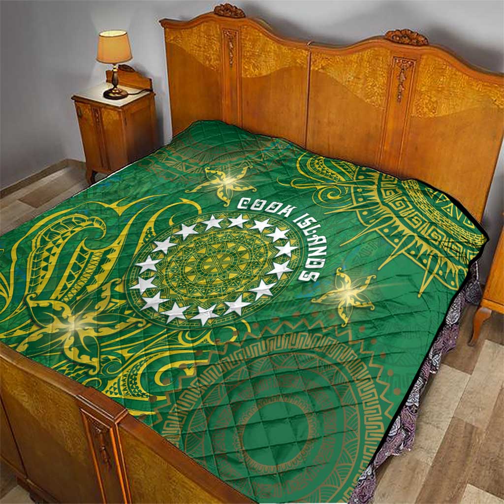Cook Islands Quilt Hibiscus Polynesian Tribal Pattern DT05 - Polynesian Pride