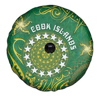 Cook Islands Spare Tire Cover Hibiscus Polynesian Tribal Pattern DT05 - Polynesian Pride