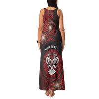 Personalised Easter Island Family Matching Tank Maxi Dress and Hawaiian Shirt Hibiscus Polynesian Tribal Pattern DT05 - Polynesian Pride