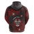 Personalised Easter Island Hoodie Hibiscus Polynesian Tribal Pattern