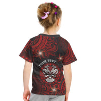 Personalised Easter Island Kid T Shirt Hibiscus Polynesian Tribal Pattern DT05 - Polynesian Pride