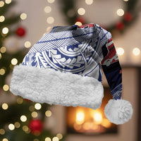 Samoa Christmas Santa Hat Samoan Siva Dance With Santa - Polynesian Pride