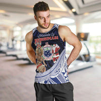 Samoa Christmas Men Tank Top Samoan Siva Dance With Santa - Polynesian Pride