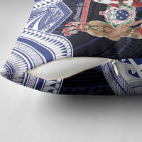 Samoa Christmas Pillow Cover Samoan Siva Dance With Santa - Polynesian Pride