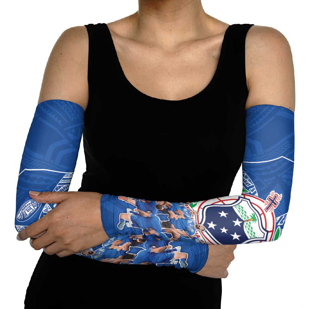 Toa Samoa Arm Sleeves Samoan Warrior Spirit Rugby - Polynesian Pride