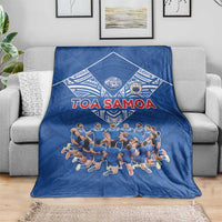 Toa Samoa Blanket Samoan Warrior Spirit Rugby - Polynesian Pride