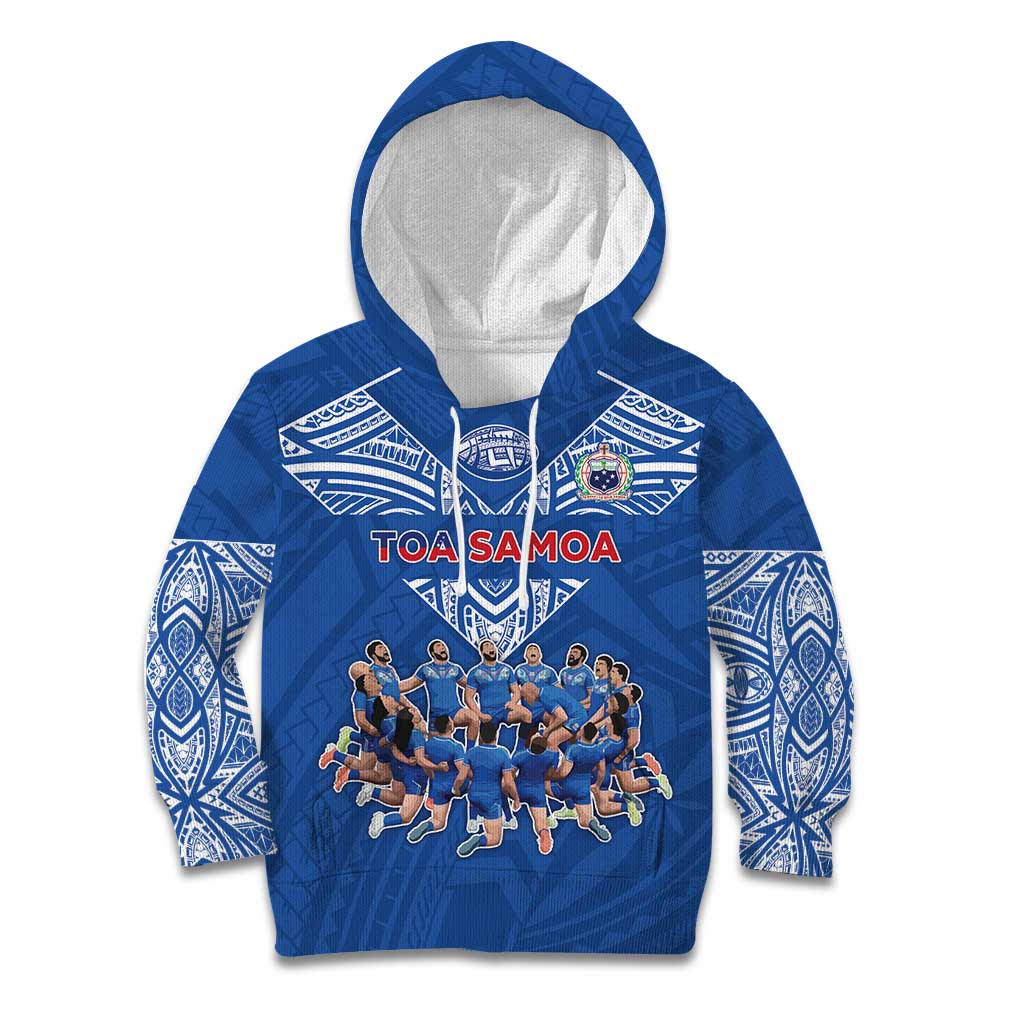 Toa Samoa Kid Hoodie Samoan Warrior Spirit Rugby - Polynesian Pride