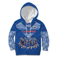 Toa Samoa Kid Hoodie Samoan Warrior Spirit Rugby - Polynesian Pride