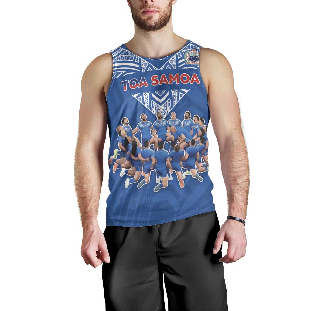 Toa Samoa Men Tank Top Samoan Warrior Spirit Rugby - Polynesian Pride
