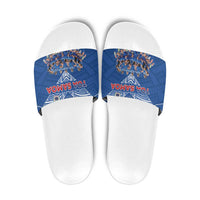 Toa Samoa Slide Sandals Samoan Warrior Spirit Rugby - Polynesian Pride