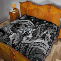 Maori Romantic Valentine Quilt The Hongi Kiss Black Galaxy