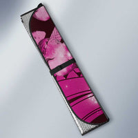 Maori Romantic Valentine Auto Sun Shade The Hongi Kiss Pink Galaxy