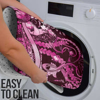 Maori Romantic Valentine Bathroom Set The Hongi Kiss Pink Galaxy