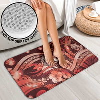 Maori Romantic Valentine Bathroom Set The Hongi Kiss Red Galaxy