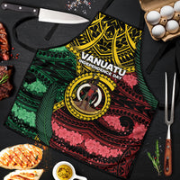 Vanuatu Independence Day Apron Boar Tusk Warrior Tribal Floral Patterns