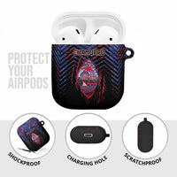 Guam AirPods Case Chamorro Seal Tribal Scratch Design - Polynesian Pride