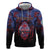 Personalised Guam Hoodie Chamorro Seal Tribal Scratch Design - Polynesian Pride