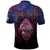 Personalised Guam Polo Shirt Chamorro Seal Tribal Scratch Design - Polynesian Pride