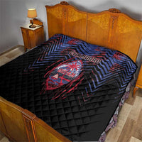 Guam Quilt Chamorro Seal Tribal Scratch Design - Polynesian Pride