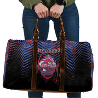 Guam Travel Bag Chamorro Seal Tribal Scratch Design - Polynesian Pride