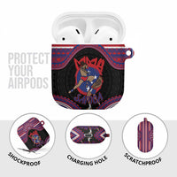 Samoa Mixed Martial Arts AirPods Case Flying Knee Of Samoan - Polynesian Pride
