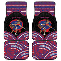 Personalised Samoa Mixed Martial Arts Car Mats Flying Knee Of Samoan DT05 - Polynesian Pride
